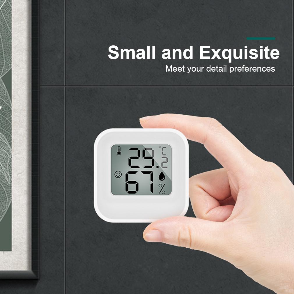 Mini LCD Digital Thermometer Hygrometer Indoor Room Electronic Temperature Humidity Meter Sensor Gauge Weather for Boothroom