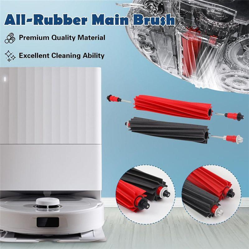 ABIY Replacement Kit For Roborock Q Revo Master, Qrevo Slim Robot Vacuum Main Side Brush Mop Cloth HEPA Filter Dust Bag