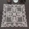 Modern classical embroidery square table mat vase fruit tray table lamp pad cloth furniture cover cloth wedding banquet decor