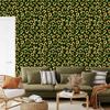 Bottle Green Leather Wallpaper, 50x1000