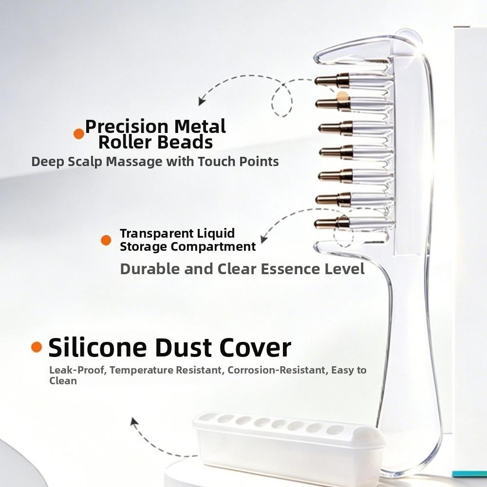 Wide-tooth Hair Firming Applicator Anti-Frizz Hair Oil Comb Scalp Massage Comb Mother's Day