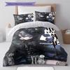 Black Butler Pattern Bedding,Quilt Set Quilt Cover Pillowcase Home Birthday Gift (1 * Duvet Cover + 2 * Pillowcase, Without Core)