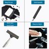 Car Telescopic Rearview Mirror Squeegee Portable Rainy Glass Window Handheld Wiper Car Side Mirror Cleaning Tool