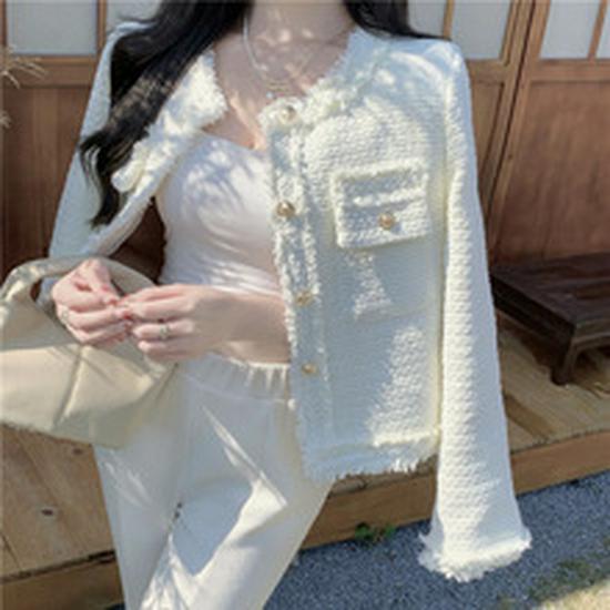 2025 Spring Korean Style White Chiffon Blouse with Bowknot - Women's Long Sleeve Professional Top