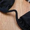 New Sexy European & American Solid Color Underwire Bikini Women's Swimsuit
