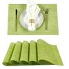 Heat Resistant Placemats Reusable Wear-Resistant Stain-Proof Table Non-Slip Heat-Insulating Mats Protectors for Dining