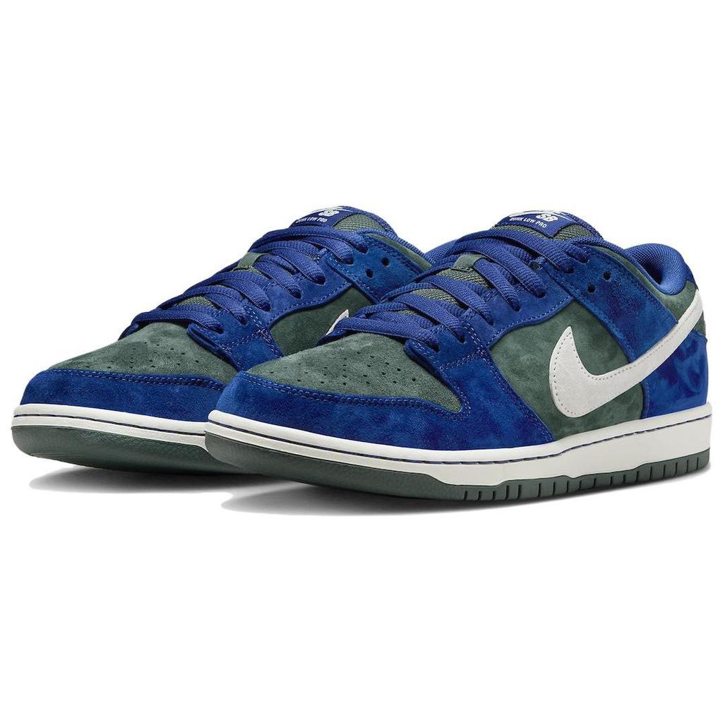 Nike Mens Dunk Low Pro SB Deep Royal Vintage Green Men Sneakers Blue Deep-Royal-Blue Sail HF3704-400