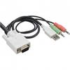 Commutateur kvm - inline® - 2 voies - vga - usb - audio intégré