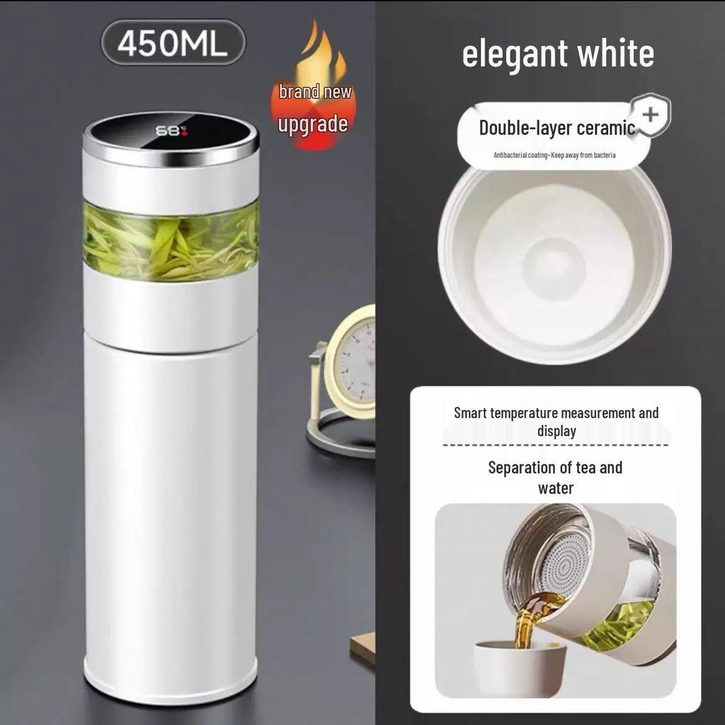 Tragbarer 316 Edelstahl Isolierter Tee- und Wasserbecher für Zuhause, Geschäft oder zur Verwendung im Auto