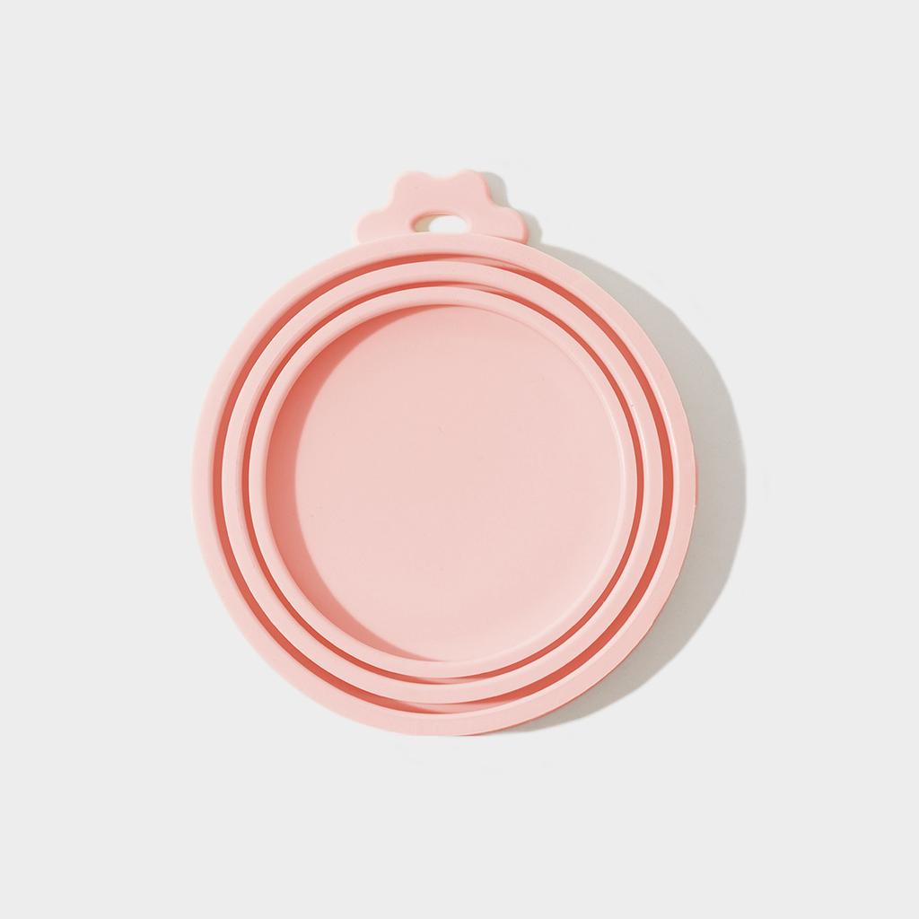 Reusable Silicone Pet Can Lid Airtight Seal Food Storage Cover For Dog Cat Wet Food Most Standard Pet Cans