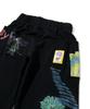 [go slow caravan] 352613 Air-Spun Fleece Drawn Mix TRA Sweatpants, Black, Size L