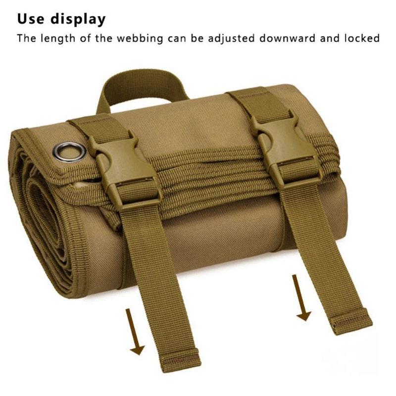 Tactical Portable Hunting Padded Roll Up Rifle Shooting Camp Mat Waterproof Pads