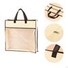 Handbag Dust Bag Purse Protector Beige Multifunctional Storage Organizer for Towels Bed Sheets