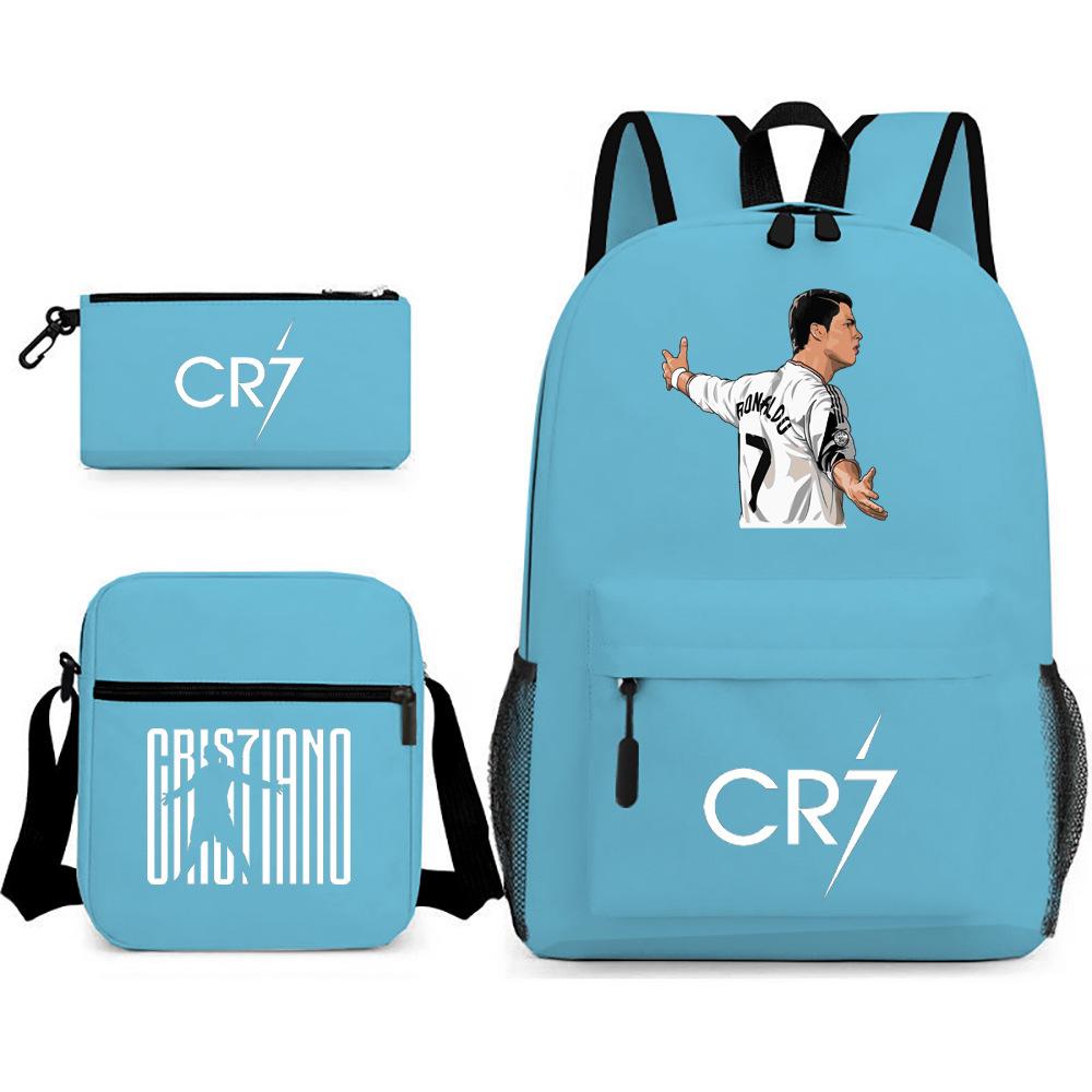 Stitc Cartoon Full Print Backpack Student Bag Pencil Case Two-Piece Set Children'S Backpack