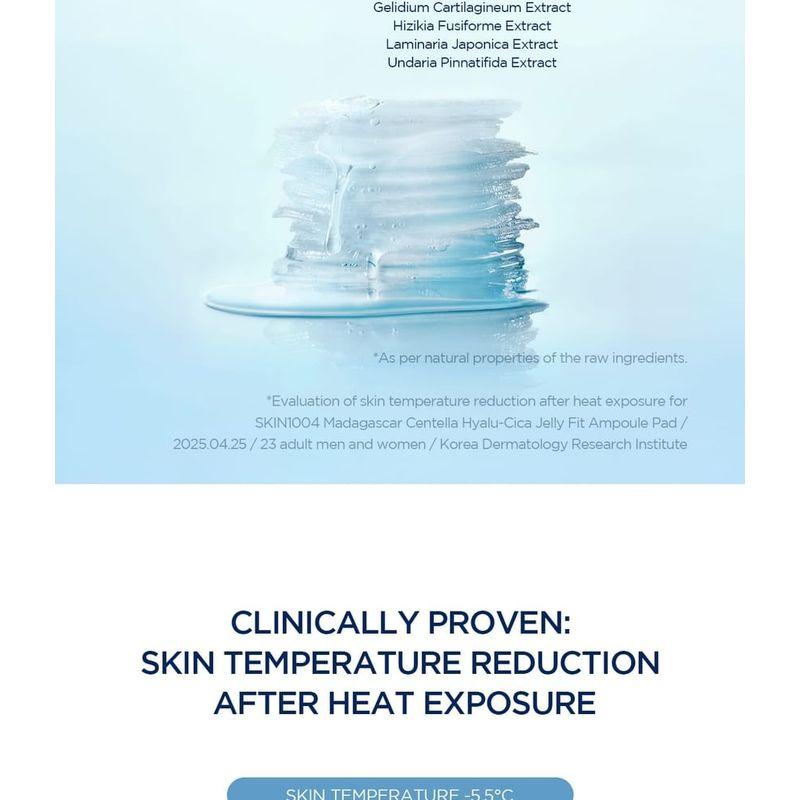 SKIN 1004 - Madagascar Centella Hyalu-Cica Jelly-Fit Ampoule Pad