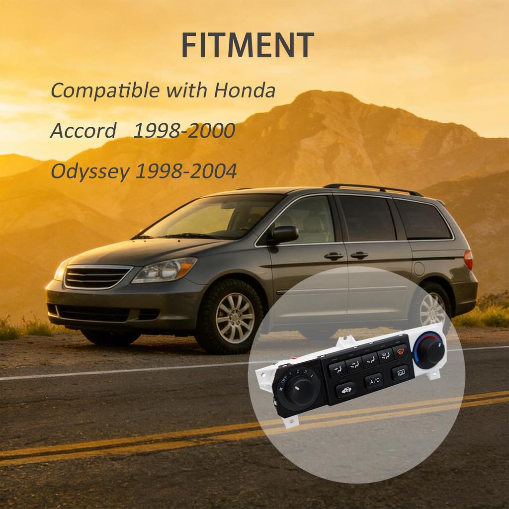 Compatible Honda Climate Control & Heater Switch Panel 599-268