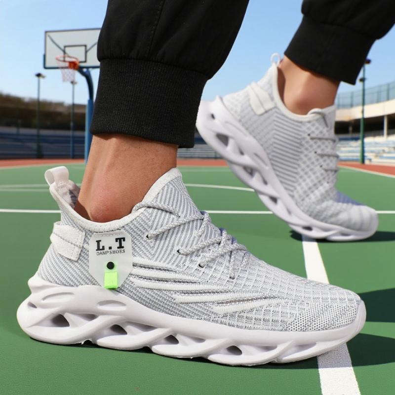 

Men Running Sports Shoe Fashionable Avant-garde Mesh Anti Slip Casual Sneakers Ultra Light Fast Drying Basketball Training Shoes 39