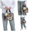 Cat Sleeps On A Tree Branch Insulated Lunch Bag for Women Office Cooler Thermal Food Box Tote Portable Lunch Boxes Container