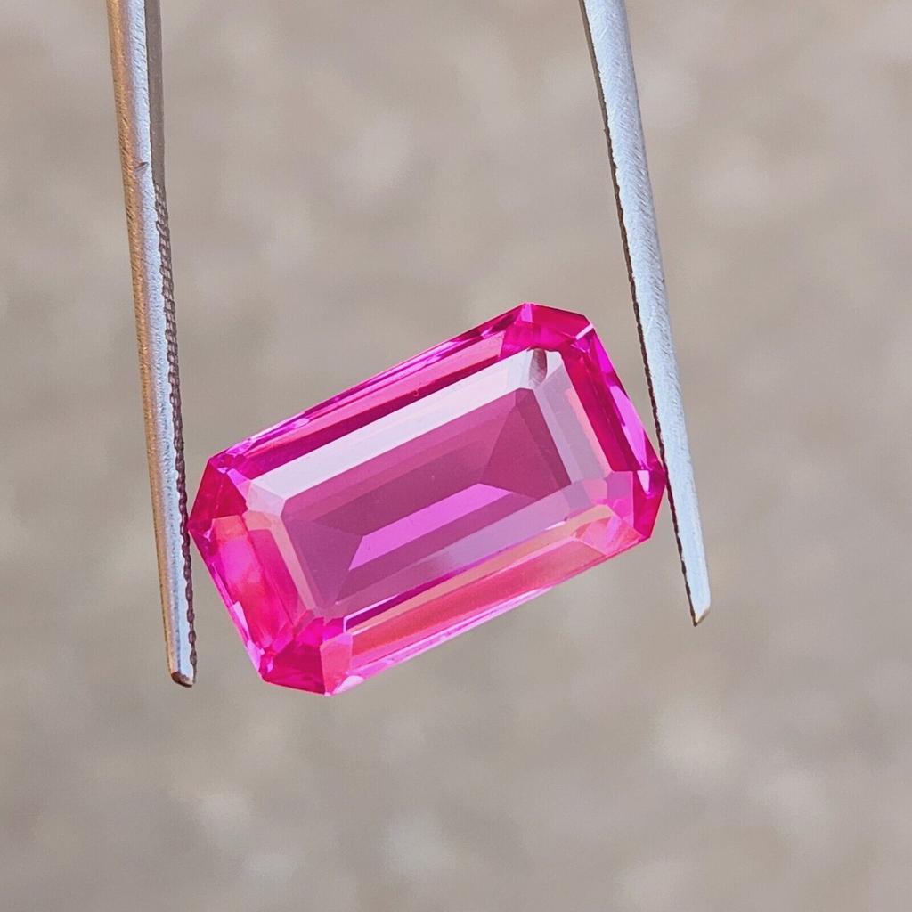 13,50 ct Certifikovaný prírodný ružový rubín Žiarivý výbrus Voľný drahokam V267