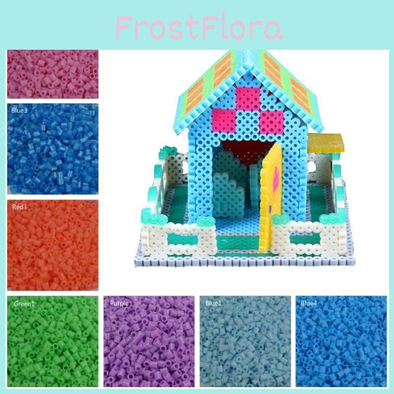 Plastikowe Koraliki 5mm 1000szt Zestaw Puzzle 3D DIY Dla Dzieci Kreatywna Zabawka do Rękodzieła