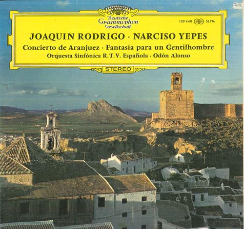 

LP Record NARCISO YEPES, ODON ALONSO, ORQUEST - Rodrigo Concerto De Aranjuez / Fant 139440SLPM DEUTSCHE GRAMMO 1971 Germany Classical Used