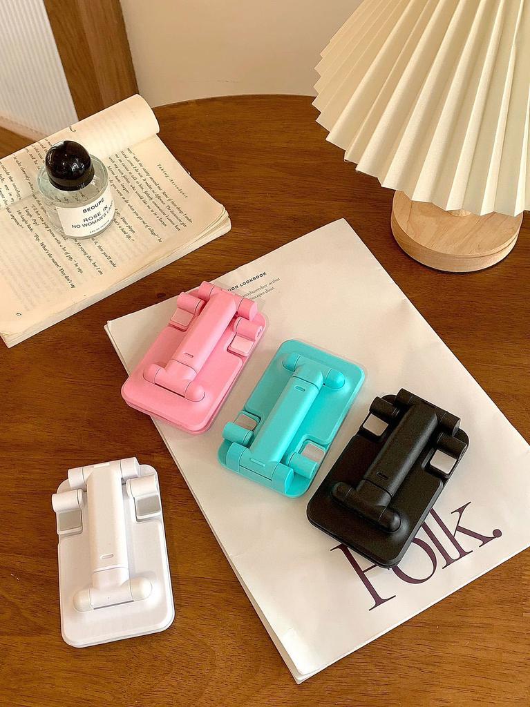 1 Pcs White Black Desk Mobile Phone Holder Stand for Men Women Adjustable Desktop Tablet Holder Universal Table Cell Phone Stand