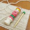 Lemn de tricotat manual păpușă Dolly fire tricotat din lână pictură manuală frânghie împletit instrument DIY instrument de tricotat pentru casă bricolaj