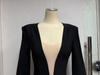 2025 Elegant European & American V-Neck Ruffle Long Sleeve Slimming Bandage Dress