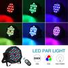 Datewink 2/4PCS Flat Par Lights 36LEDs RGB Stage Lighting Effect DMX512 Control For DJ Disco Church Wedding Party Club Christmas