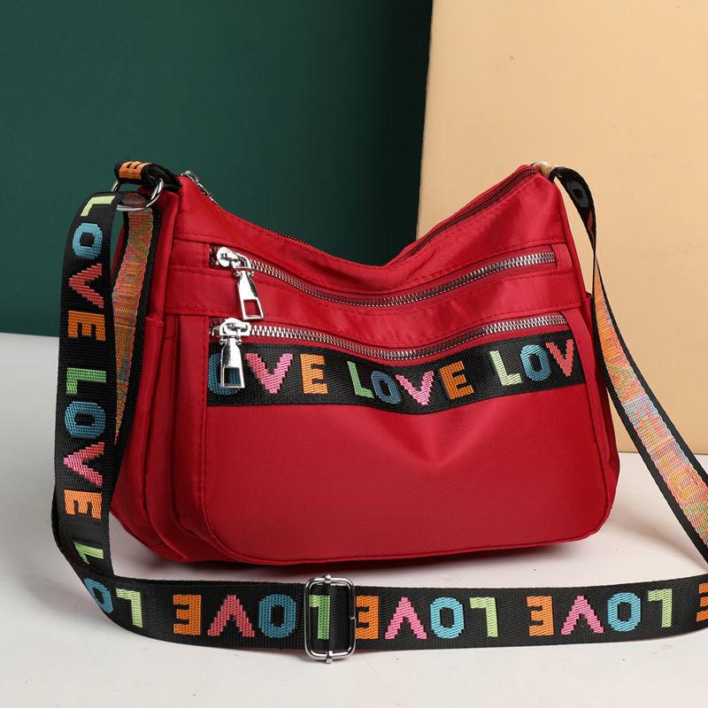 Sac à bandoulière décontracté imperméable en nylon, sac en toile, sac de maman, sac à épaule, sac de voyage en tissu Oxford