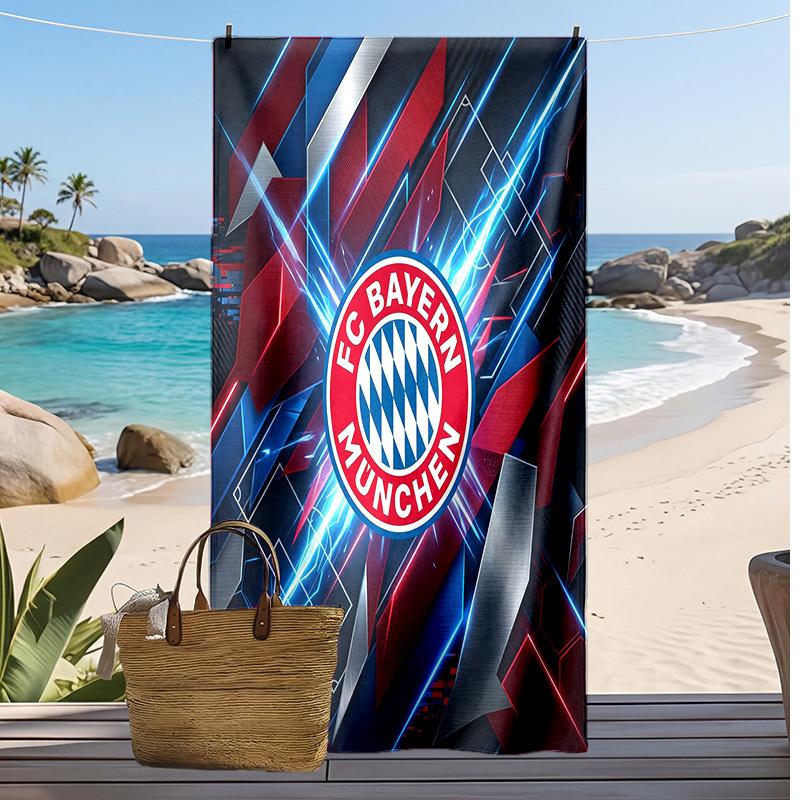 Bayern Munich Printed Beach Towel Quick Dry Soft TowelPortable Large Rectangular Beach Blanket for Travel Swimming Pool