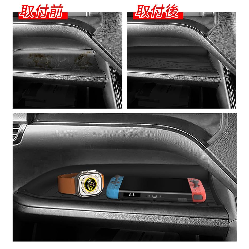 ZUNDUO Set of Passenger Seat Open Tray Passenger Seat Glove Box Seatback Table Door Side and Seat Lower Box for Toyota Voxy and Noah 80 Series 2014