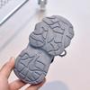 Girls Sports Shoes Autumn New Style Boys Leather Faced Casual Dad Shoes Soft Sole Running Shoes