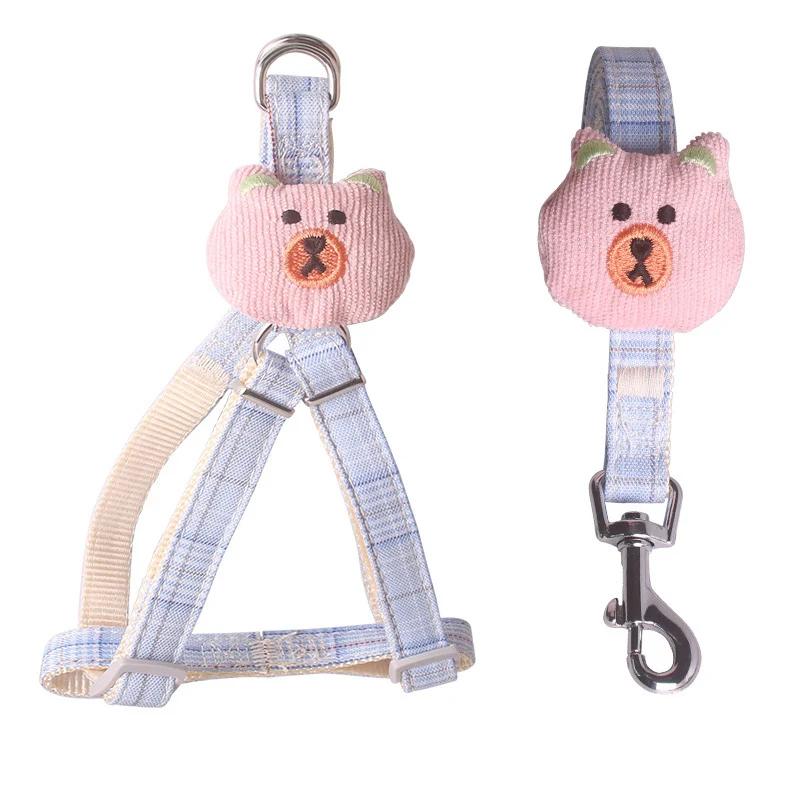 

Поводок для домашних животных, кошек, собак, регулируемый жилет, воротник для маленьких и средних собак, щенков, прогулок на открытом воздухе, аксессуары для щенков чихуахуа-терьера S suit dogs 1.5-4kg синий