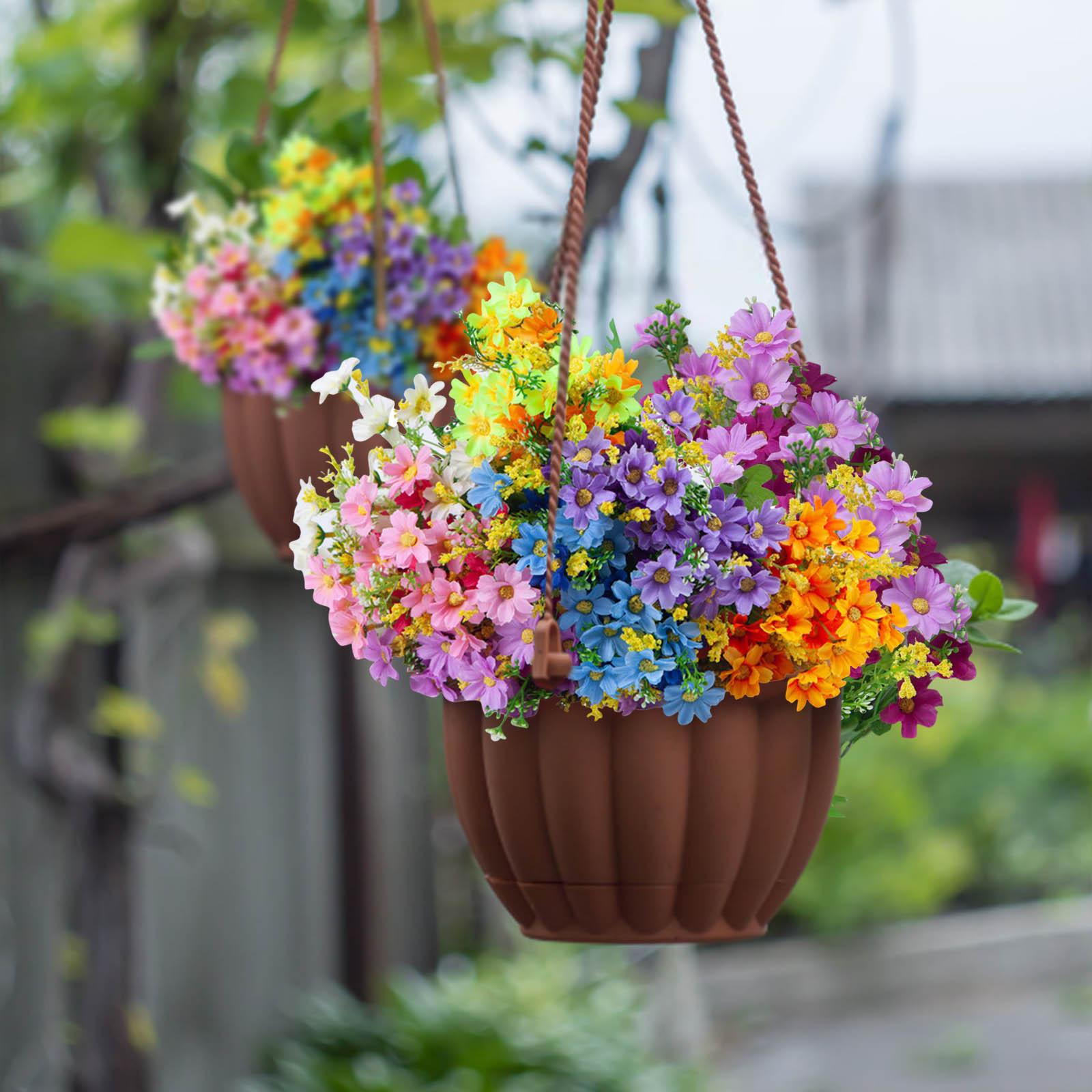 

Artificial Flowers For Outdoors,6 Bundles Artificial Plants Outdoor, Fake Flowers, Uv Resistant Faux Plants, Outdoor Easy To Use