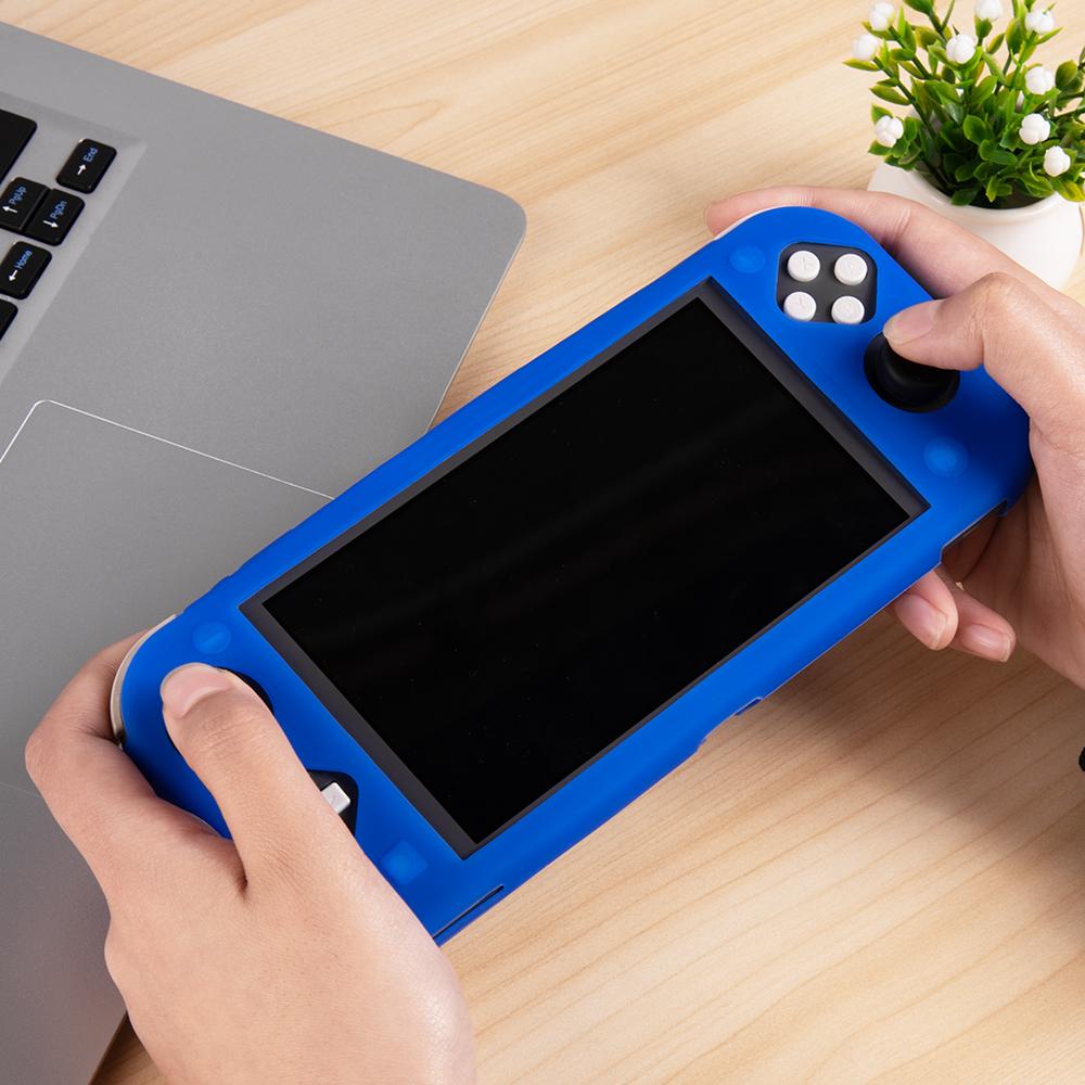 For Nintendo Switch Lite Silicone Protective Case Game Console Shock Absorbing Anti Drop Soft Cover