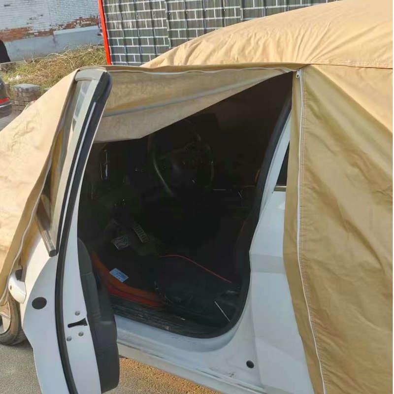 

Хаки Утолщенный Чехол для Автомобиля: Защита от снега, дождя и солнца с теплоизоляцией и печатью логотипа Oxford Cloth Standard хаки