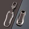 Porsche Key Case: Fits Cayenne, Macan, Panamera, 911, 718 Models with Metal and Leather Buckle