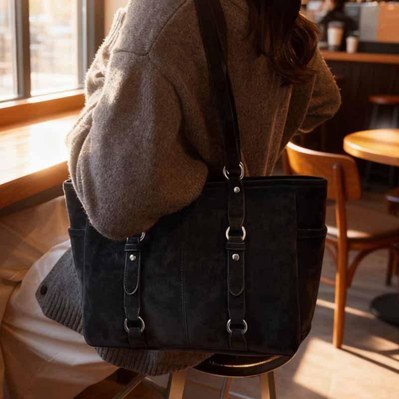 Retro Niche Underarm Bag Women's 2025 New Simple and Versatile Tote Bag High-end Large-capacity Shoulder Bag