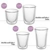 Akebono Sangyo Unbreakable Double-Walled Glass, Wide, 200ml, TW-3780