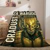 JoJo's Bizarre Adventure Flanelldecke mit Aufdruck, Cartoon-Figuren für das Sofa, Bequeme Schlafzimmerdecke, Reisedecke_LIAN