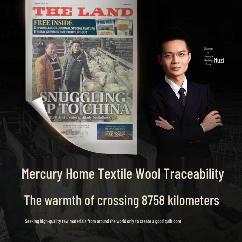 MERCURY Antibacterial 51% Australian Wool All-Season Duvet