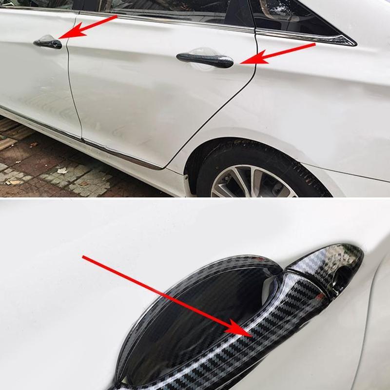 ABS Plastic Door Handle Trim Handle Cover High-quality Material Precise Fit Easy tallation Car Exterior Upgrade