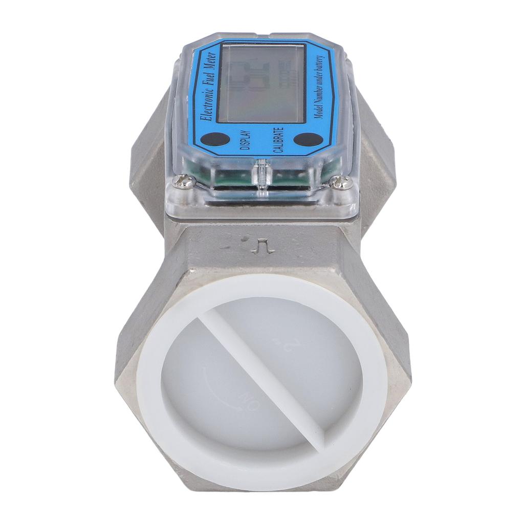 Turbine Flowmeter Digital Electronic Water Fuel Flowmeter Stainless Steel 2in 35‑250L/Min