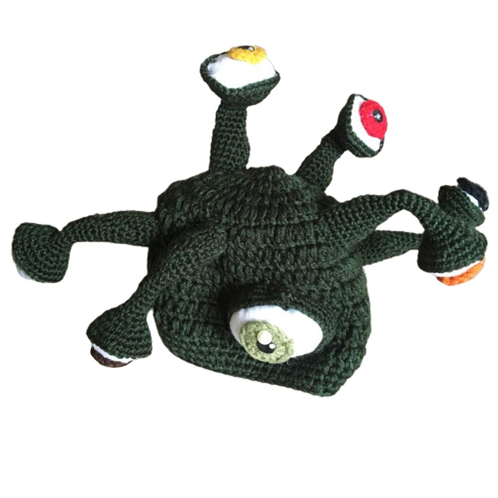 Cthulhu Mythos Monster Hut Winter Strickmützen Lustige Beanie für Damen Herren Geschenk für Weihnachten Geburtstag Valentinstag