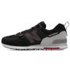 Nb 574 Sports Mesh Low Top Casual Running Shoes Unisex Sneakers Black Gray Red ML574ISE