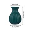 Imitation Ceramic Flower Vase Nordic Solid Color Plastic Dried Plants Vase Flower Arrangement Container Home Living Room Decor