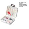 Pill Storage Box Food Grade Compact Size Multi-compartments Good Seal Effect Large Capacity Item Storage Reusable 7 Grids Tablet