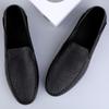 Men's Casual Leather Shoes Four Seasons Plus Size Soft Sole Comfort Outdoor Fashion Youth Business Leather Shoes Driving Shoes