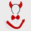 Demon Fancy Dress Costume Kit Costume Cosplay Devil Tail + Bowtie  for Halloween Decorations
